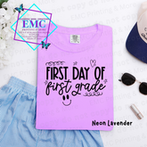 First Day Of First Grade Tee