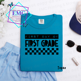Retro First Day Grade Level Tee
