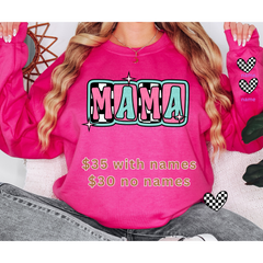 Checkered Mama Sweatshirt