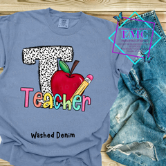 Spotted T-Teacher Tee