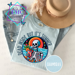 Dead Inside But It's Summer Skeleton