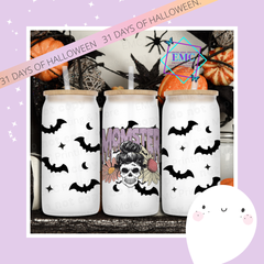 Momster 16oz Glass Libby Can Tumbler