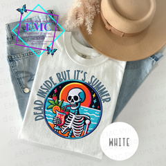 Dead Inside But It's Summer Skeleton