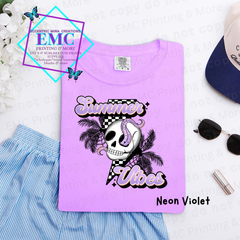 Summer Vibes Skull Palm Octopus