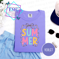 Summer Ribbon Bow Completed Tee