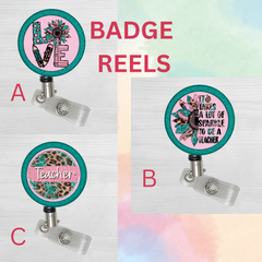 Teacher Badge Reels