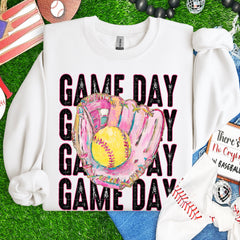 DTF Transfer Game Day Softball (3-5 Business Day TAT)