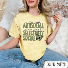I'm Not Antisocial Tee