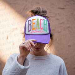 DTF Transfer Beach Please (3-5 Business Day TAT)
