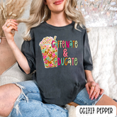 Caffeinate & Educate Tee