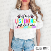 I Just Don't Care Tee