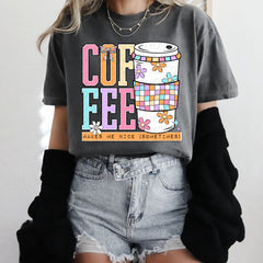 DTF Transfer Coffee Makes Me Nice (3-5 Business Day TAT)