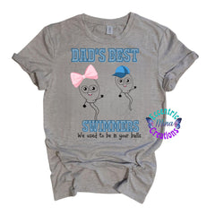 Dads Best Swimmers Tee