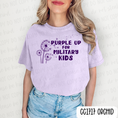 Purple Up For Military Kids Tee