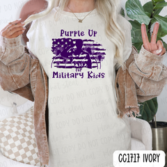 Purple Up For Military Kids Tee