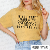 Sarcastic Answer Tee