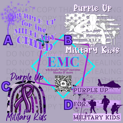 Purple Up Set A-D *Adult sizes XS, SMALL, MED, LARGE X-LARGE