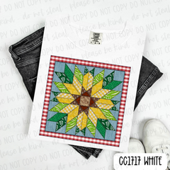 Sunflower Quilt Tee