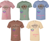 Leopard Print Sports Monogram Tee