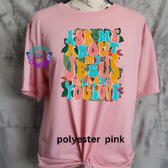 Ask my about my Jesus, I will show you love Faith