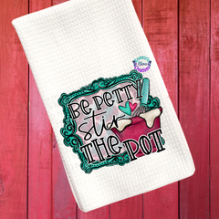 New Spring Kitchen Waffle Towels set#1