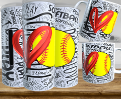 Softball Tumbler & Coffee Mugs