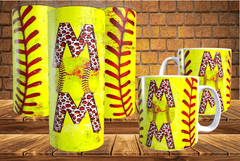 Softball Tumbler & Coffee Mugs