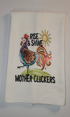 Rise&shine kitchen towel