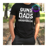 Dads with pretty daughters screen print