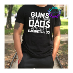 Dads with pretty daughters screen print