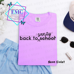 Sanity Back To School