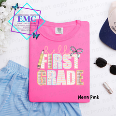Grade Level Bow Tee