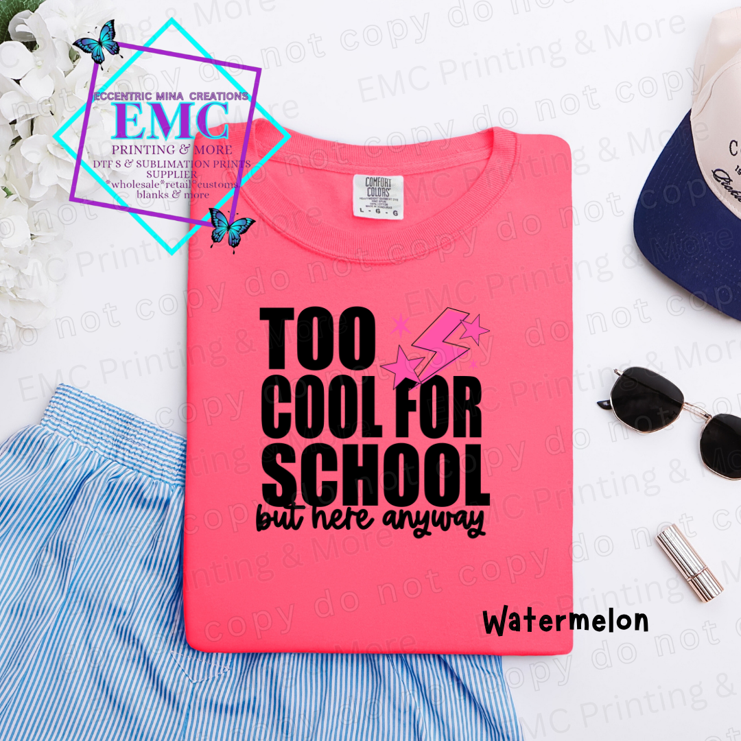 Girl Too Cool For School