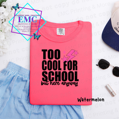 Girl Too Cool For School