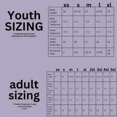 Purple Up   Set M-P   *Adult sizes 2XL-5XL*