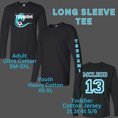 Tsunami Soccer Club Long Sleeve Tee