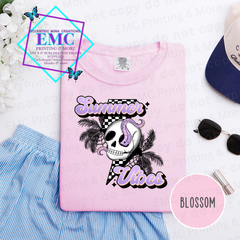 Summer Vibes Skull Palm Octopus