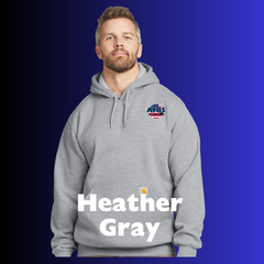 Carhartt Hoodie - Logo on front pocket area, back and flag on left sleeve