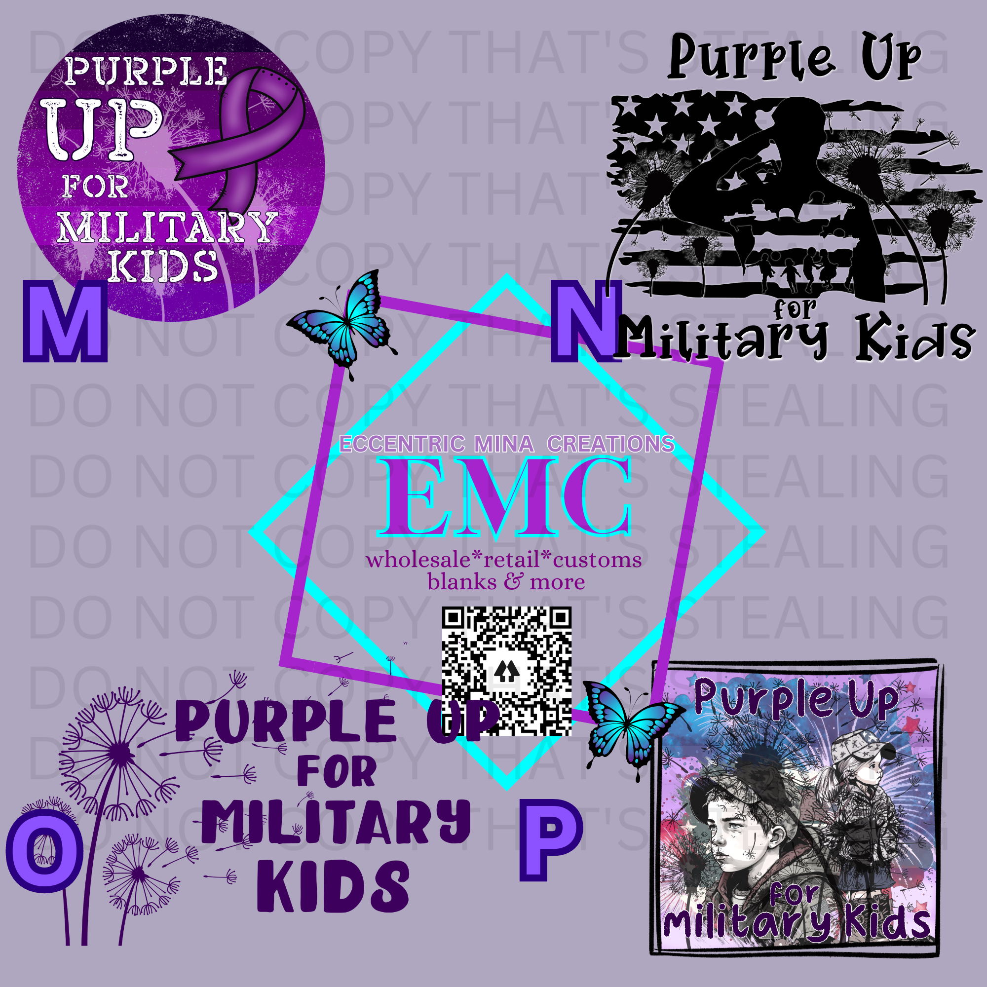 Purple Up   Set M-P   *Adult sizes XS-XL*