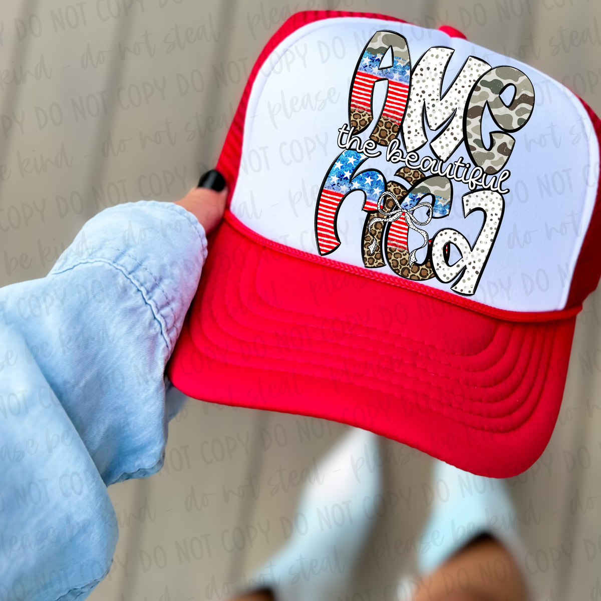 DTF Transfer America The Beautiful (3-5 Business Day TAT)