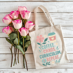 DTF Transfer Coffee Chaos Curriculum Repeat (3-5 Business Day TAT)