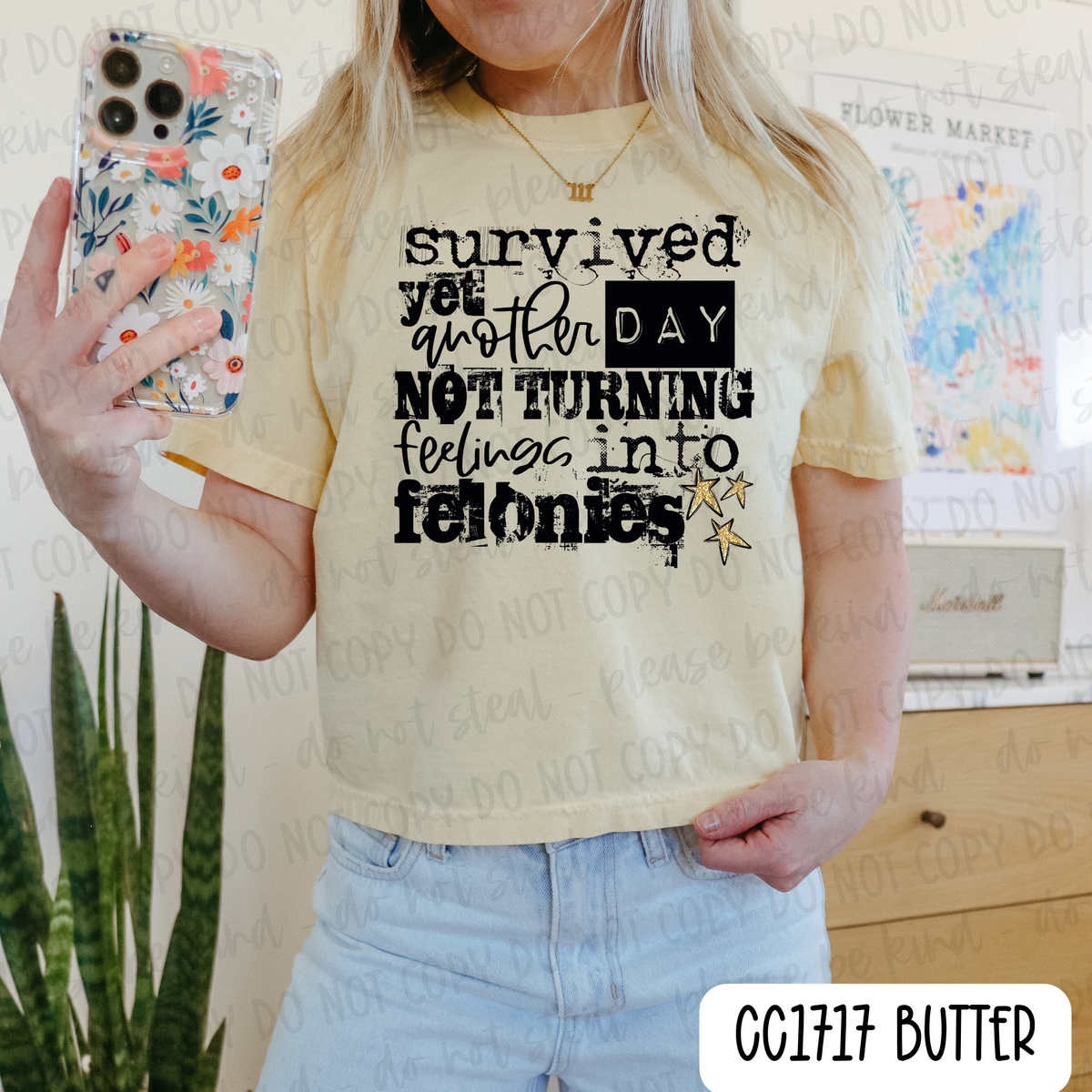 Feelings Into Felonies Tee