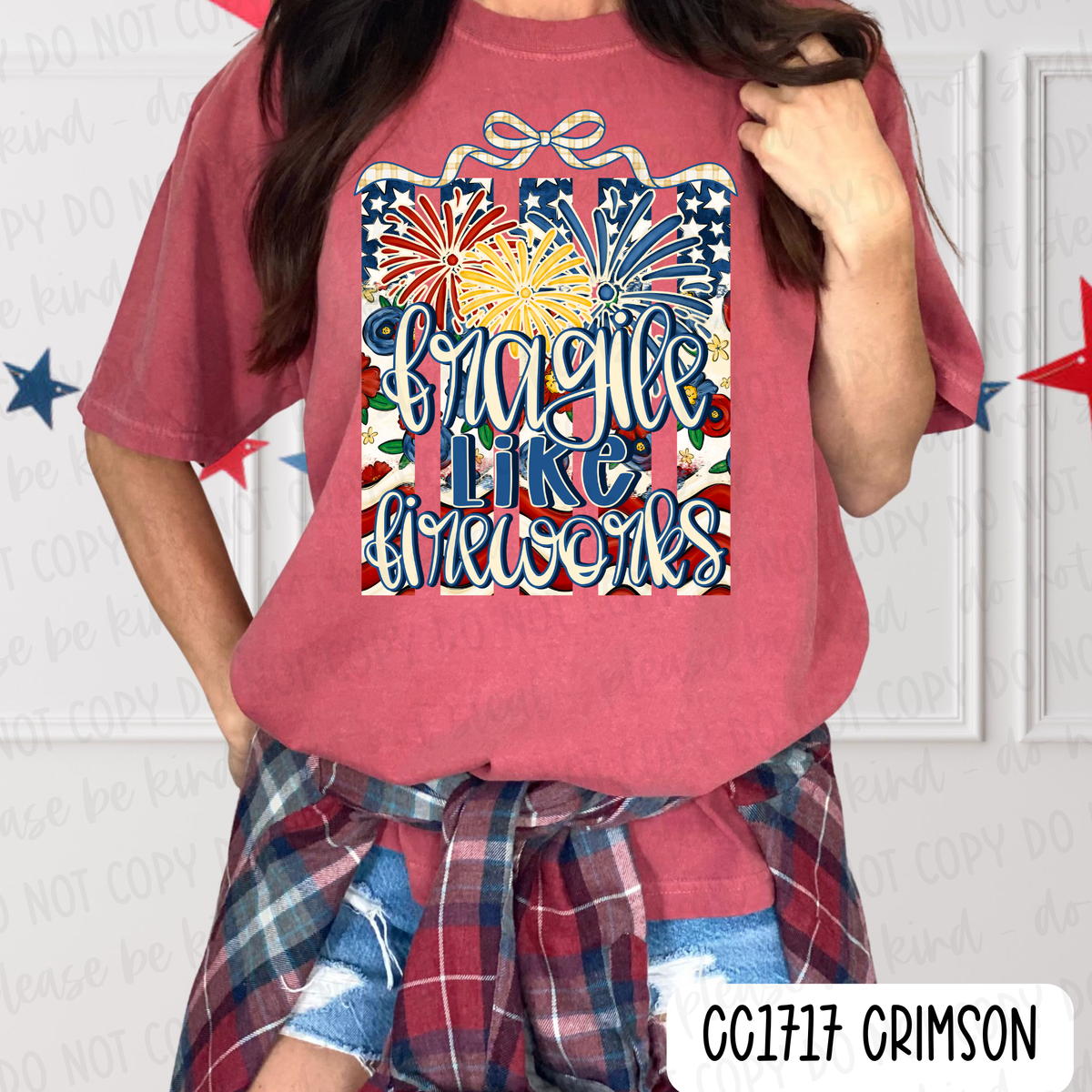 Fragile Like Fireworks Tee