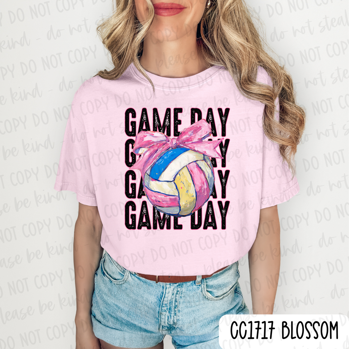 Volleyball Game Day Tee
