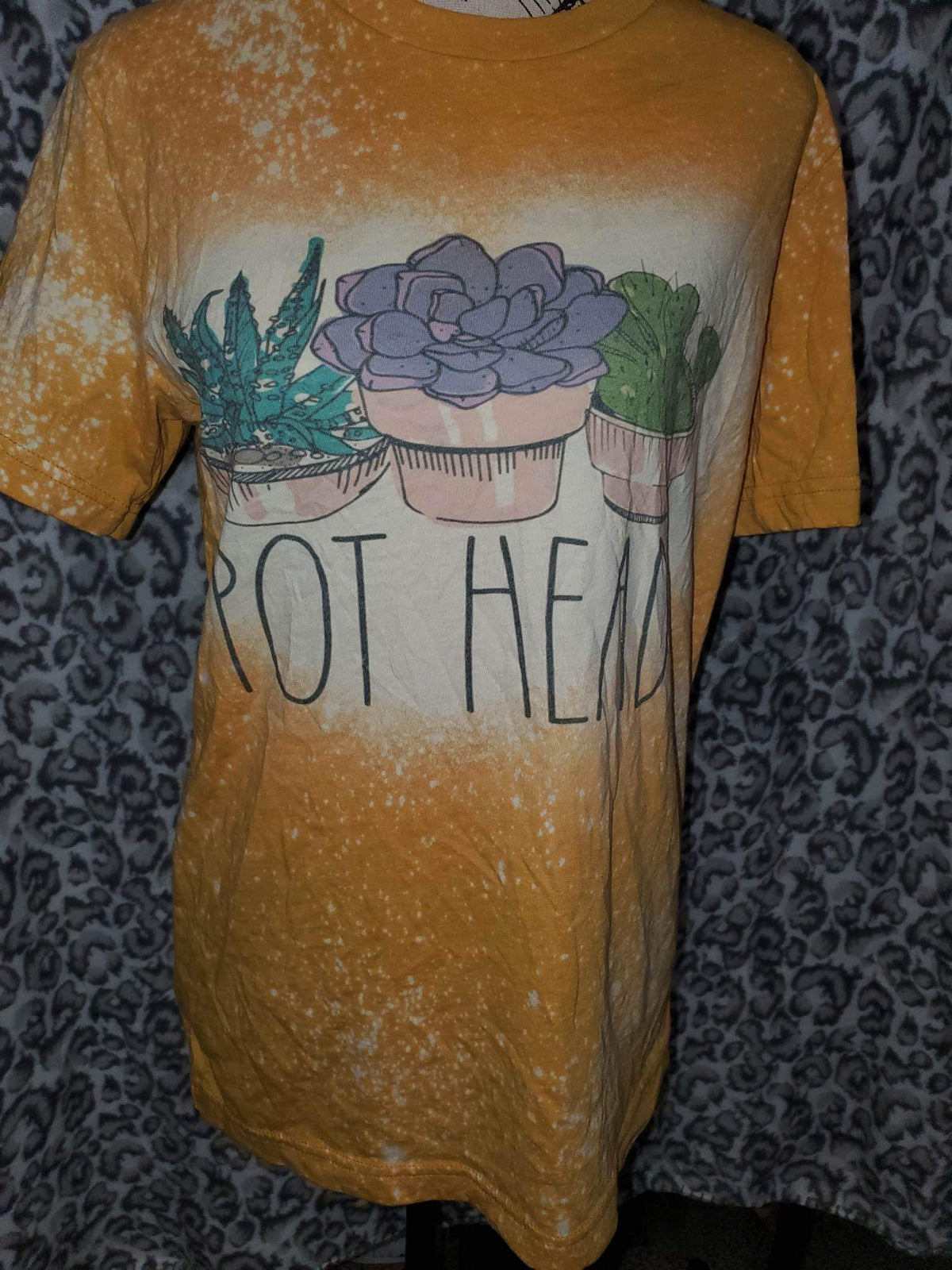 Pot Head Bleached Shirt/Sweatshirt