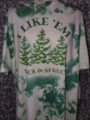 I Like 'Em Thick & Spucey Bleached Shirt/Sweatshirt