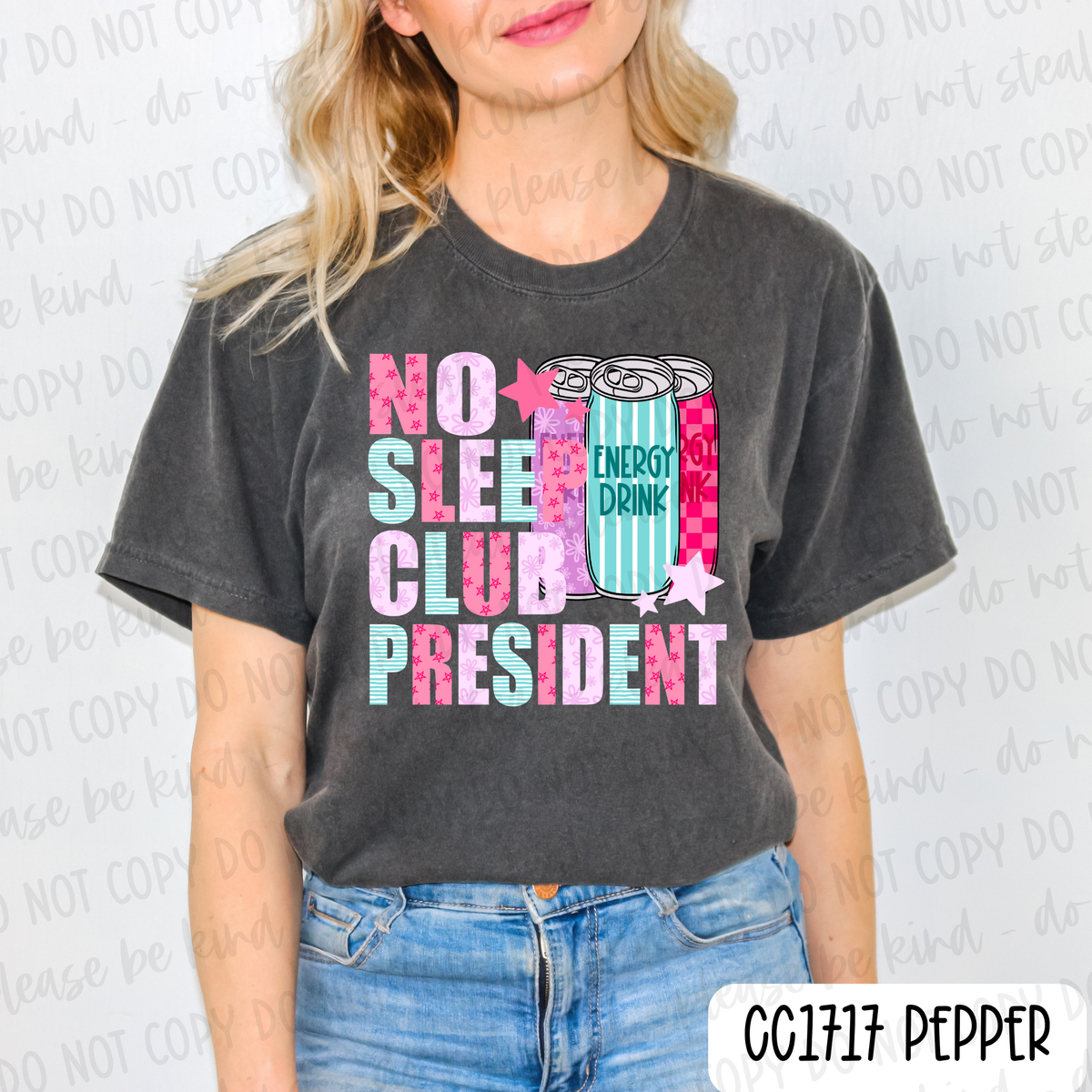 No Sleep Club President Tee