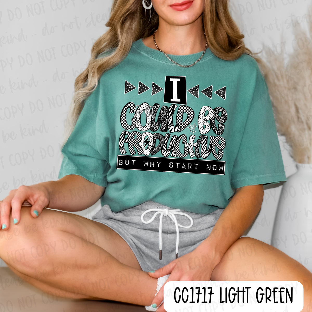 I Could Be Productive Tee