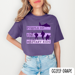 Purple Up For Military Kids Tee