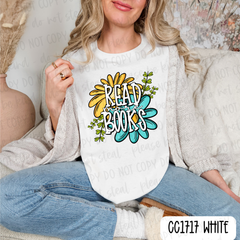 Floral Read Books Tee